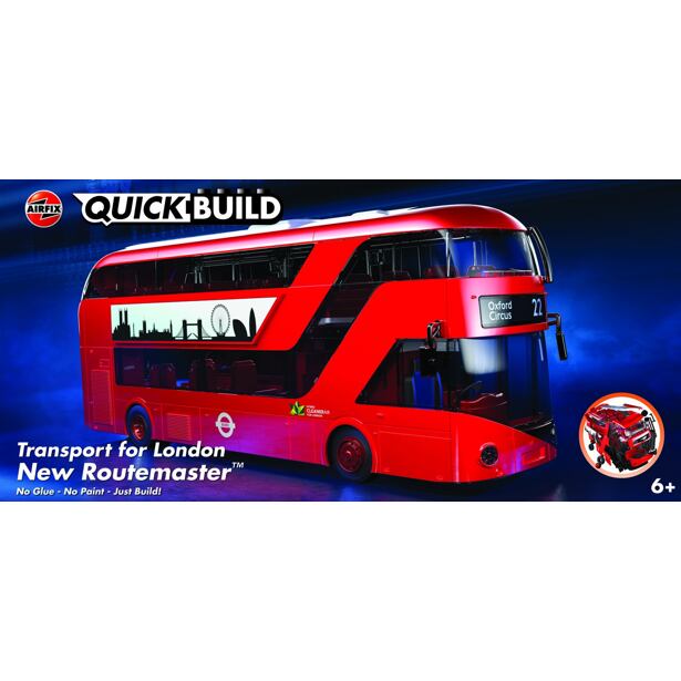 Airfix Quick Build autobus J6050 - New Routemaster Bus