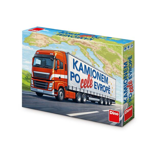 Dino Kamionem po celé Evropě Rodinná hra