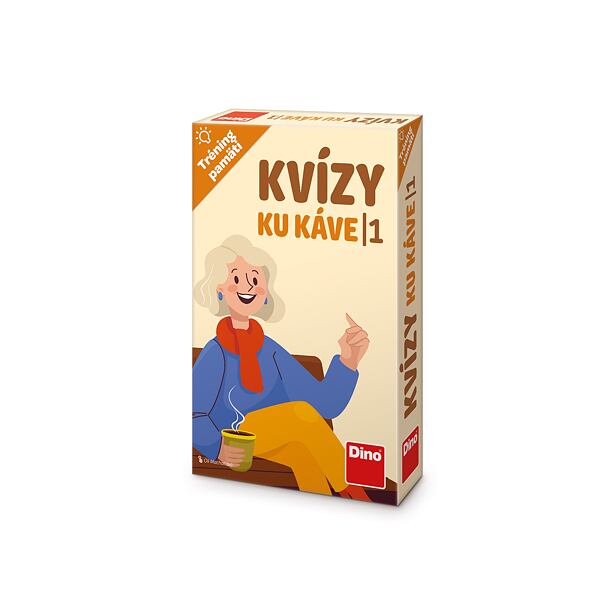 Dino Tréning pamäti: kvízy ku káve 1 SK Naučná hra