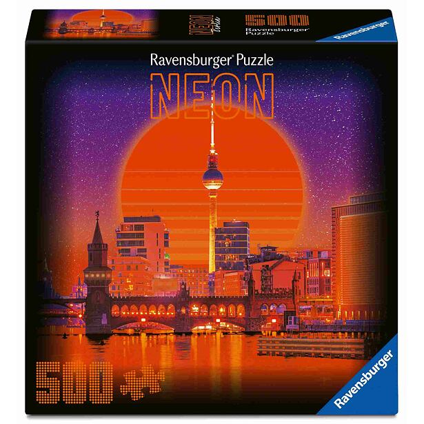 Ravensburger Neonová kolekce: Berlín Puzzle 500 dílků