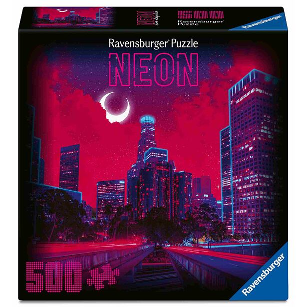 Ravensburger Neonová kolekce: Las Vegas Puzzle 500 dílků