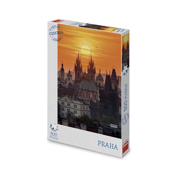 Dino Praha stověžatá Puzzle 500 dílků TRAVEL