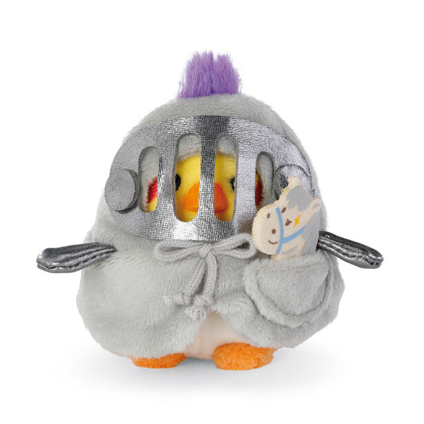 NICI MyMochi plyš Korela Chipsy 8cm s koníkem a kostýmem rytíře, dárkové balení