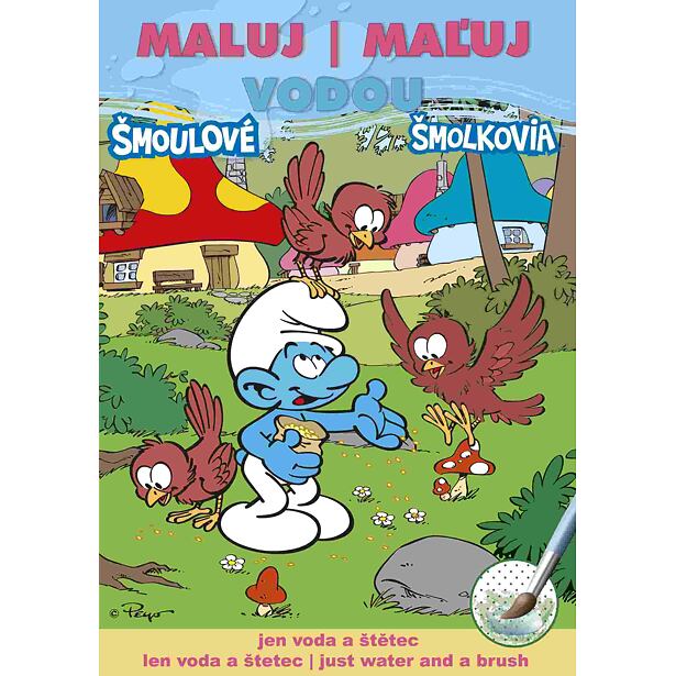 Akim Maluj vodou A5 - Šmoulové 1