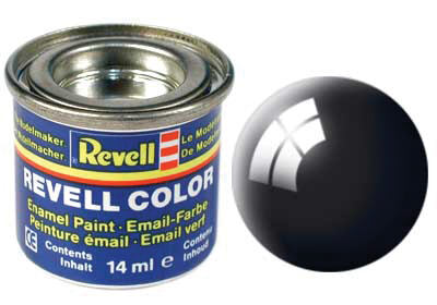 Revell Barva emailová - 32107: leská černá (black gloss)