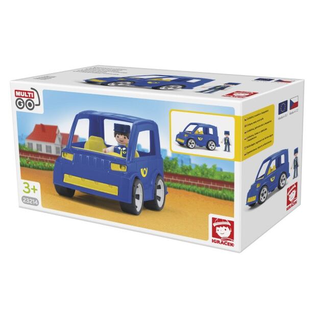 Igráček MultiGO Poštovní auto s pošťákem