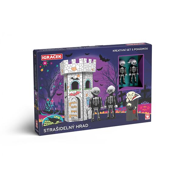 Igráček Strašidelný hrad - kreativní set s pohádkou