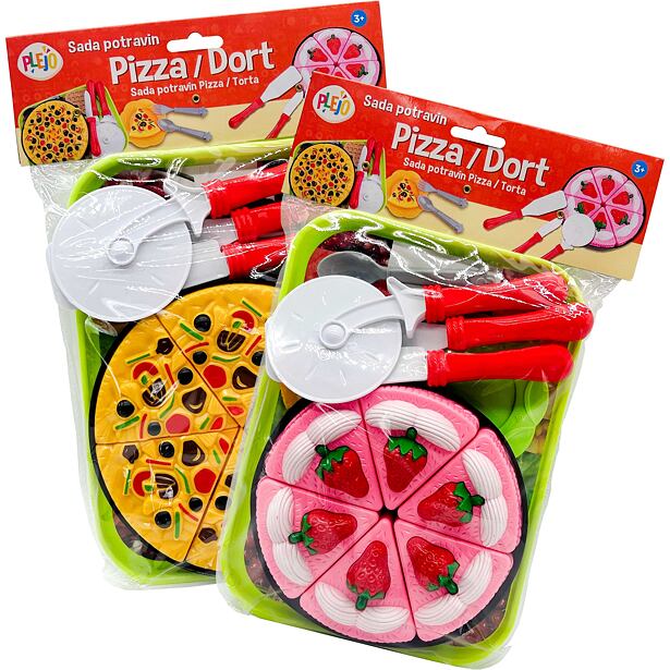 PLEJO Sada potravin pizza/dort