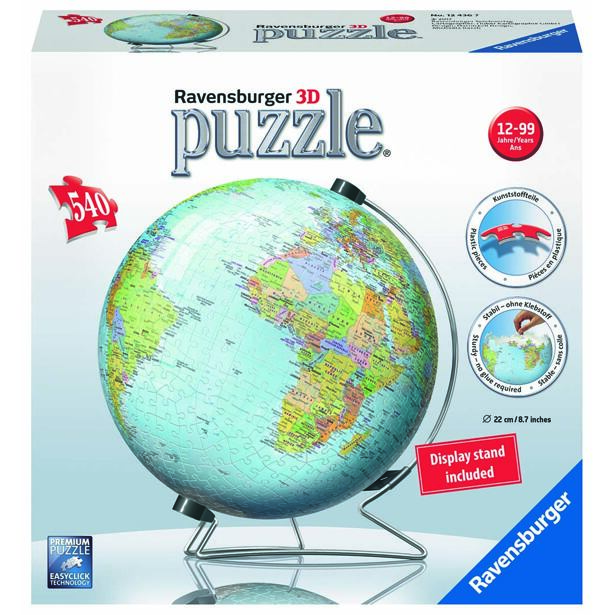 Ravensburger Globus (anglický) Puzzle 540 dílků