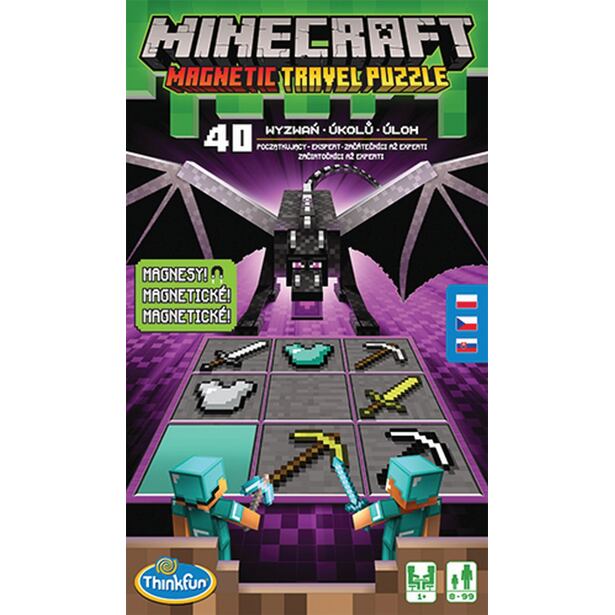 Ravensburger ThinkFun Minecraft Magnetická cestovní hra