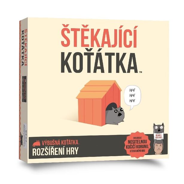 Asmodee Výbušná koťátka - 3. rozšíření Štěkající koťátka