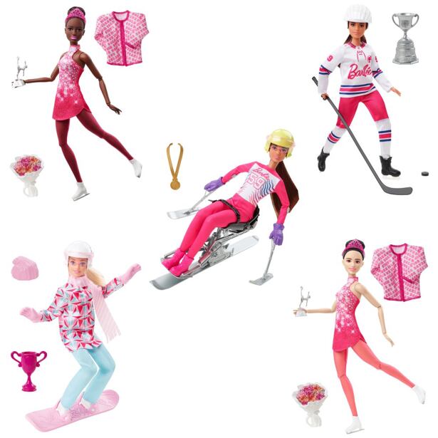 Mattel Barbie Zimní sporty Panenka, více druhů