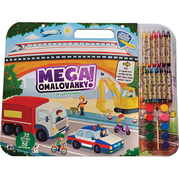 JIRI MODELS Mega omalovánkový set/ Doprava