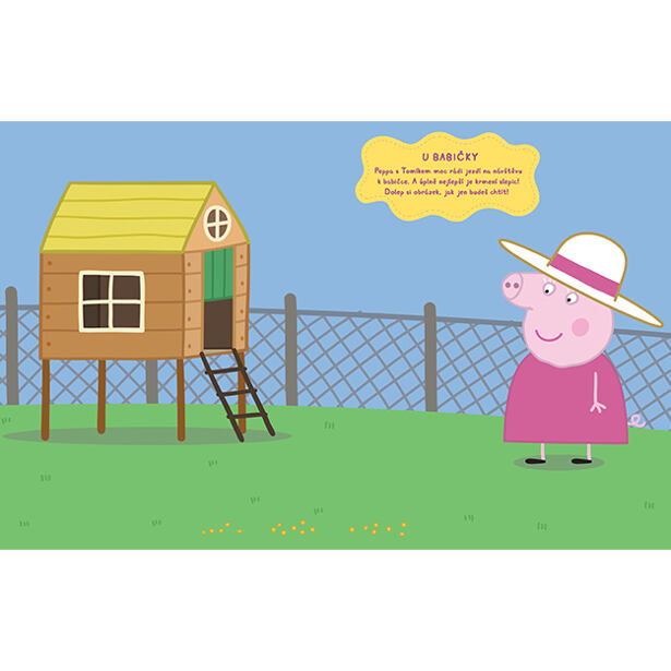 JIRI MODELS Samolepková knížka/ Prasátko Peppa
