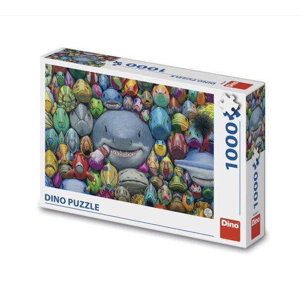 Dino Barevné rybičky 1000 dílků Puzzle