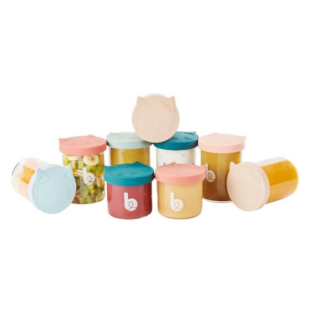 Babymoov Skleněné misky s víčky ISY BOWLS