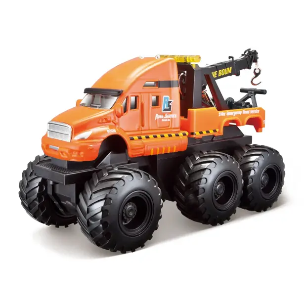 Maisto Builder Zone Quarry monsters užitkové vozy - odtahový vůz