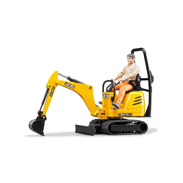 Bruder Mikrobagr JCB s figurkou