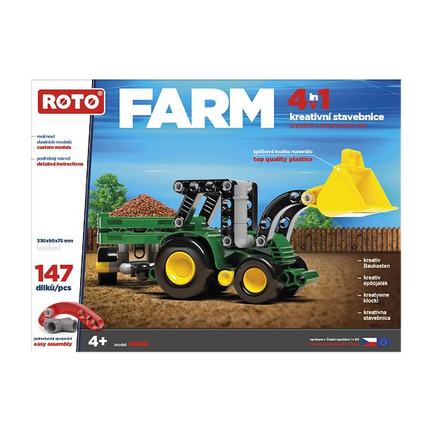 Efko ROTO 4v1 Farm, 147 dílků