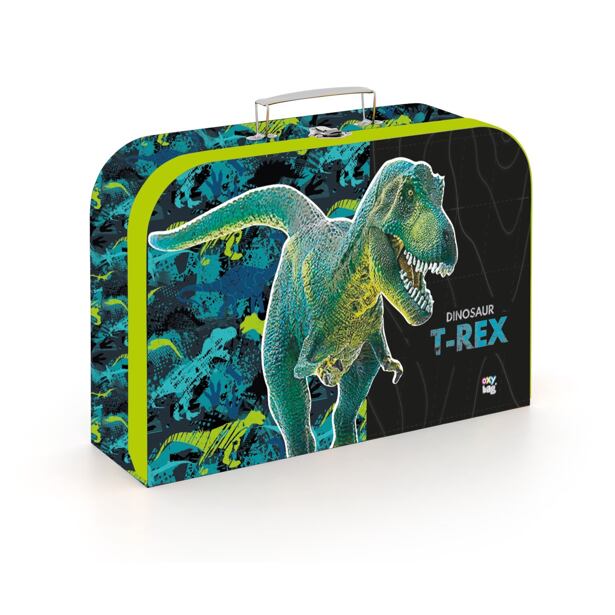 Oxybag Kufřík lamino 34 cm Premium Dinosaurus
