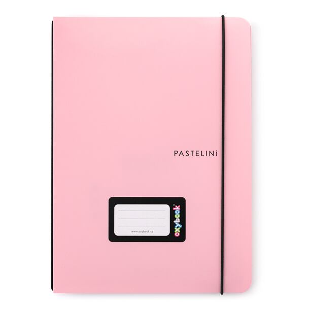 PASTELINI Sešit PP Oxybook A5 40 listů růžový
