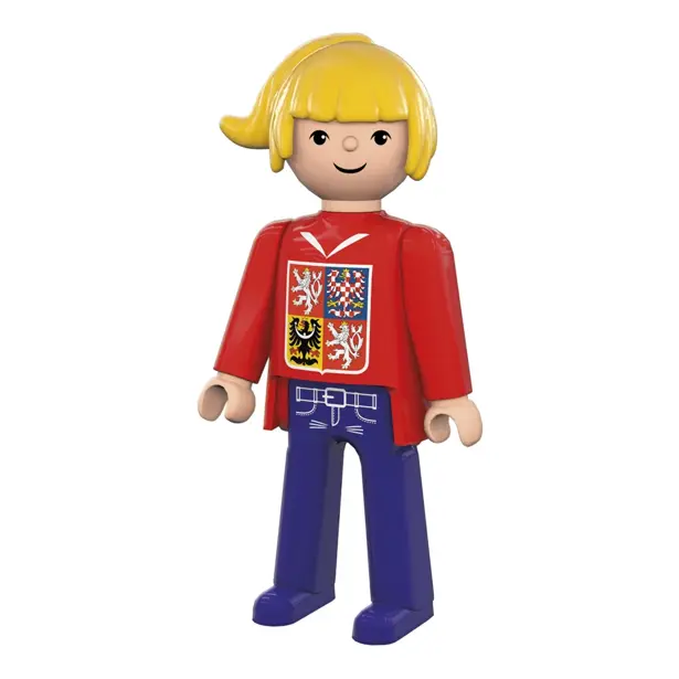 Efko Igráček Fanynka MS v hokeji 2024 červený dres - figurka