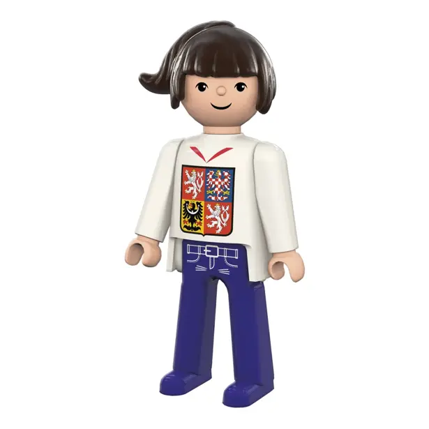 Efko Igráček Fanynka MS v hokeji 2024 bílý dres - figurka