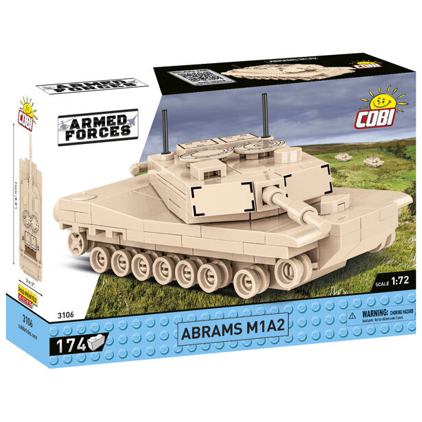 Cobi Tank Armed Forces Abrams M1A2, 1:72