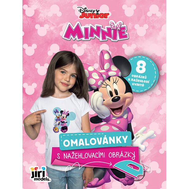 Jiri Models Omalovánky s nažehlovacími obrázky Minnie