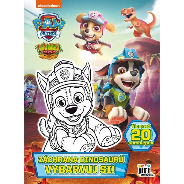 Jiri Models Tlapková patrola Vybarvuj si! Záchrana dinosaurů