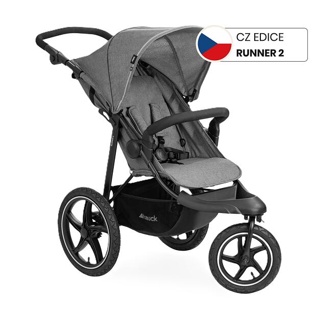 Hauck Sporťák Runner 2 CZ Edice Melange grey