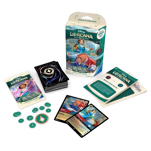 Ravensburger Disney Lorcana: Archazia’s Island - Starter Deck single RUBY & SAPPHIRE BELLE & BEAST