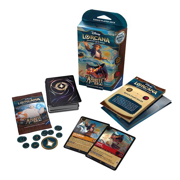 Ravensburger Disney Lorcana: Azurite Sea - Starter Deck Amber & Ruby
