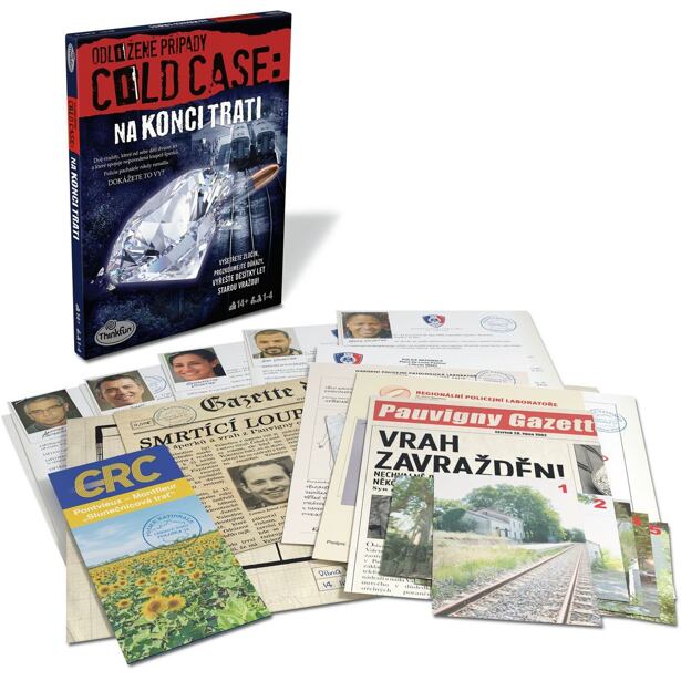 Ravensburger ThinkFun Odložené případy: Na konci trati