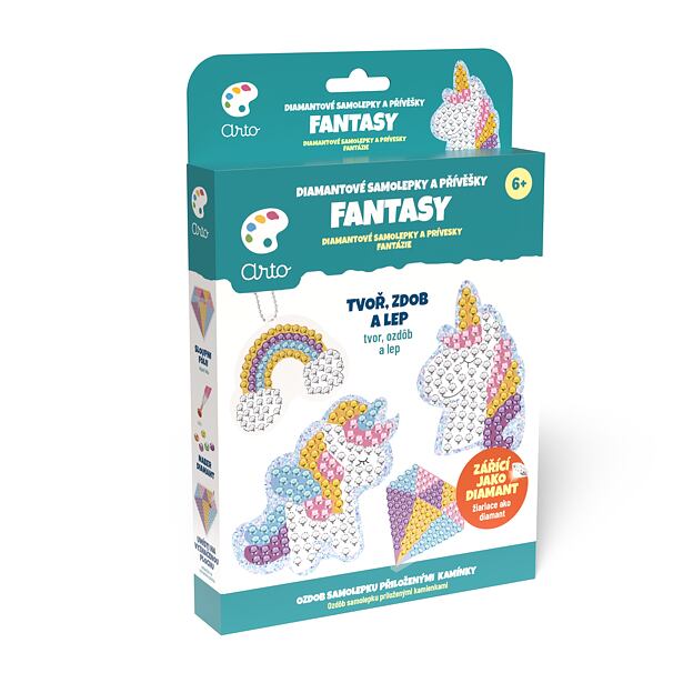 ARTO Diamantové samolepky a přívěsky - Fantasy