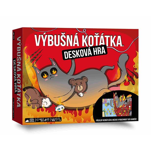 Asmodee Výbušná koťátka: Desková hra