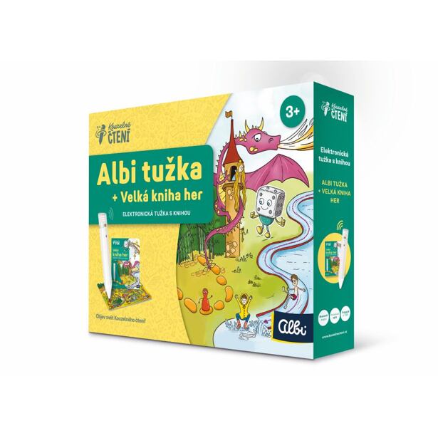 Albi Kouzelné čtení Albi tužka + Velká kniha her CZ