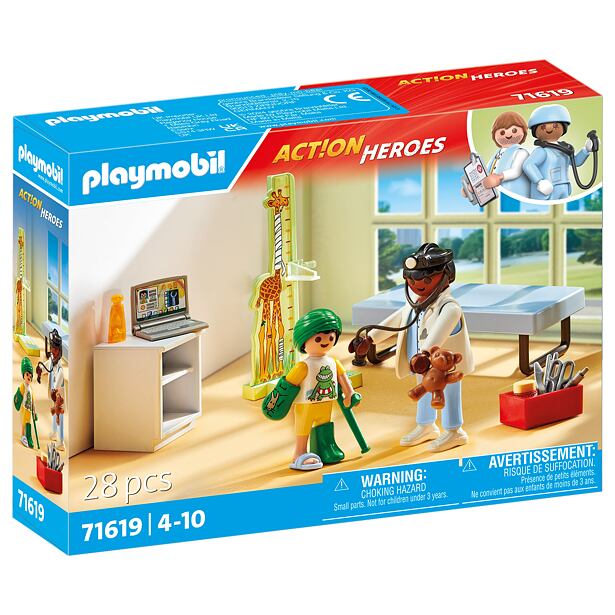 Playmobil Pediatr s plyšovým medvídkem