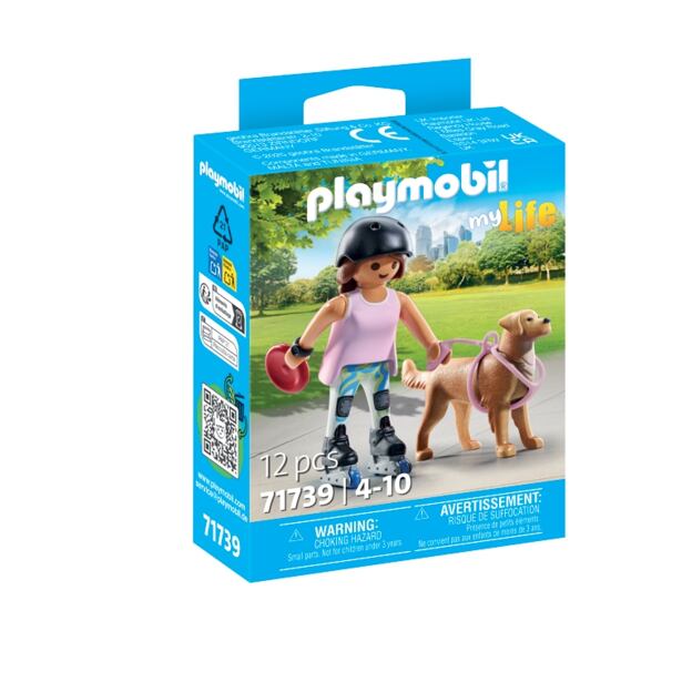 Playmobil Inlinerka s retrívrem