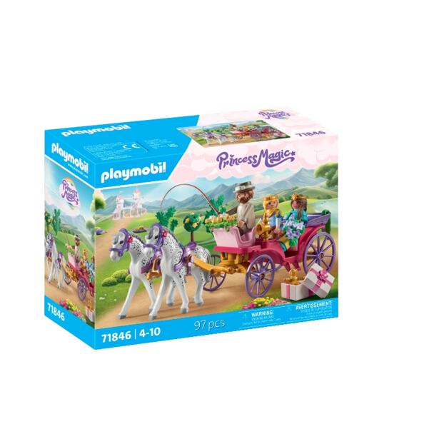 Playmobil Jízda kočárem s princeznou a princem