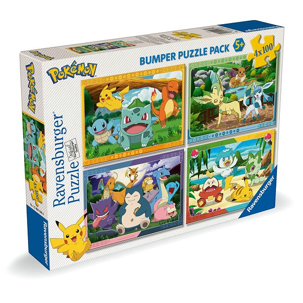 Ravensburger Pokémon Puzzle 4x100 dílků