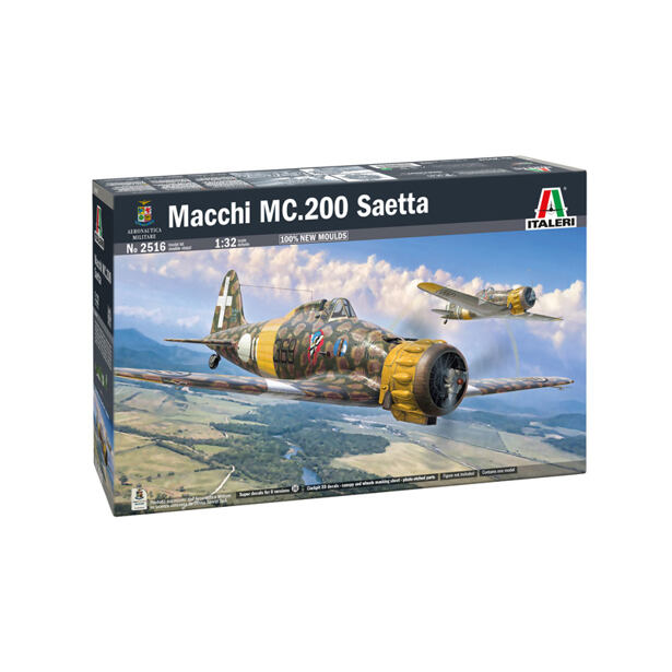 Italeri Model Kit letadlo 2516 - Macchi C.200 (1:32)