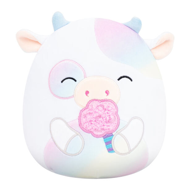 SQUISHMALLOWS Kráva s cukrovou vatou - Belozi, 13 cm
