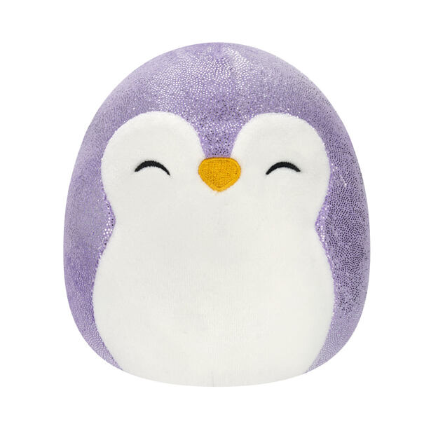 SQUISHMALLOWS Fialový tučňák - Elle, 13 cm