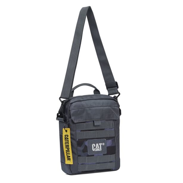 CAT Crossbody taška Combat Namib - tamvě modrý maskáč