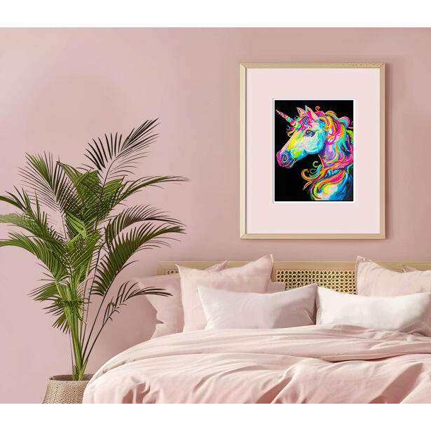 DIAMOND DOTZ Neon Jednorožec