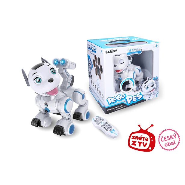 Wiky Robotický pes RC světelné a zvukové efekty