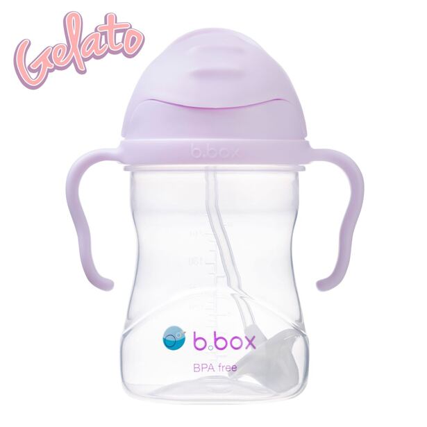 b.box Hrneček s brčkem 240 ml - ostružina