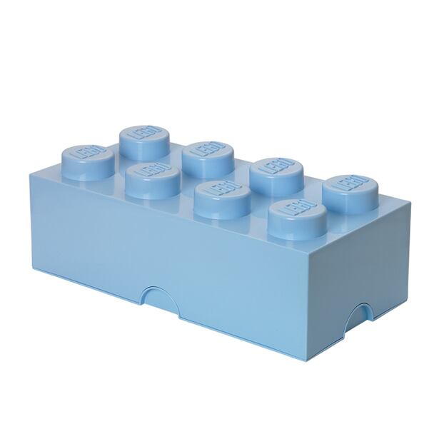 LEGO Úložný box 8 světle modrý