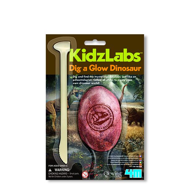 4M KidzLabs Vykopávky Svítící dinosaurus